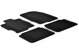 Mazda6 (GH) 2008-2012 4 & 5-door & wagon car mats set anti-slip Rubbasol rubber (MAZ1M6FR)