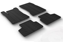 Car mats Mercedes-Benz GLB (X247) 2019-present set anti-slip Rubbasol rubber (MB1GBFR) (1)