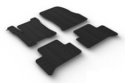 Car mats Mercedes-Benz EQA (H243) 2021-present set anti-slip Rubbasol rubber (MB1QAFR) (1)