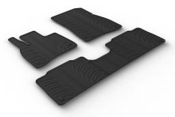 Car mats Mercedes-Benz EQS (V297) 2021-> 4-door saloon Rubbasol rubber (MB1QSFR) (1)