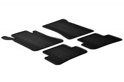 Mercedes-Benz C-Class (W203) 2001-2007 4-door saloon car mats set anti-slip Rubbasol rubber (MB2CKFR)