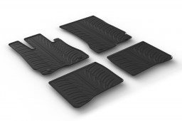 Mercedes-Benz S-Class (W221) 2005-2013 4-door saloon car mats set anti-slip Rubbasol rubber (MB2SKFR)