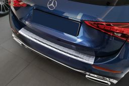 Rear bumper protector Mercedes-Benz C-Class estate (S206) 2021-> wagon stainless steel (MB33CKBP) (1)