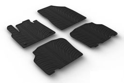 Car mats Mercedes-Benz Citan Tourer (W420) 2021-present set anti-slip Rubbasol rubber (MB3CIFR) (1)