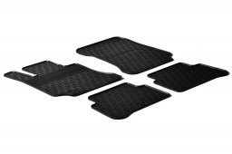 Mercedes-Benz E-Class (W212) 2009-2013 4-door saloon car mats set anti-slip Rubbasol rubber (MB3EKFR)