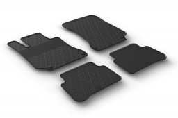 Mercedes-Benz E-Class (W212) 2013-2016 4-door saloon car mats set anti-slip Rubbasol rubber (MB4EKFR)