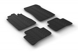 Mercedes-Benz C-Class estate (S202) 1993-2001 wagon car mats set anti-slip Rubbasol rubber (MB5CKFR)