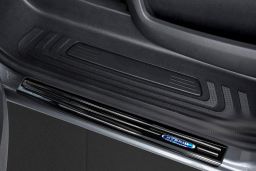 Door sill plates Mercedes-Benz Vito - V-Class (W447) 2014->   stainless steel high gloss black 2 pieces (MB5VIEG) (1)