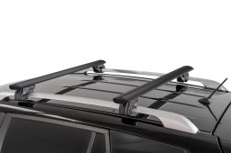 Menabo Fender roof bars set black - Dachträger / Relingträger Satz Schwarz - dakdragers set zwart - jeu de barres de toit noir (1)