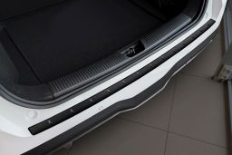 Rear bumper protector MG MG4 EV 2022-> 5-door hatchback stainless steel matt black (MG3MG4BP) (1)