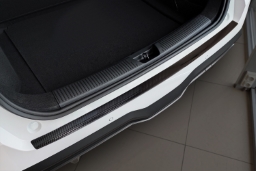 Rear bumper protector suitable for MG MG4 EV 2022->  carbon (MG7MG4BP) (1)