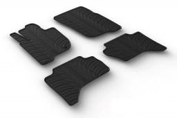 Car mats Mitsubishi L200 V 2016-present set anti-slip Rubbasol rubber (MIT1L2TR) (1)