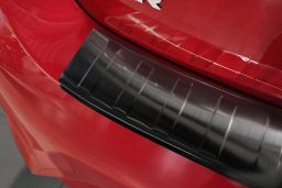 Rear bumper protector Mitsubishi Space Star II 2013-present stainless steel anthracite (MIT2SPBP) (1)