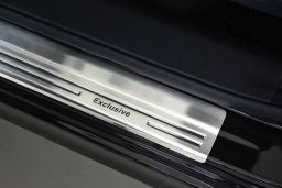 Door sill plates Nissan Qashqai (J11) 2013-2021   stainless steel brushed 4 pieces (NIS11QAEG) (1)