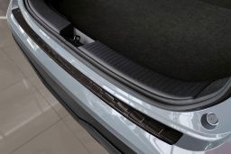 Rear bumper protector Nissan Qashqai (J12) 2021->   stainless steel anthracite (NIS21QABP) (1)