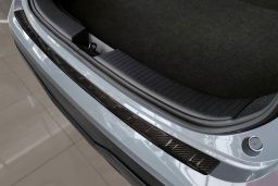 Rear bumper protector Nissan Qashqai (J12) 2021->   carbon (NIS22QABP) (1)