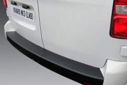 Rear bumper protector Opel Vivaro C 2019-present ABS - matt black (1)