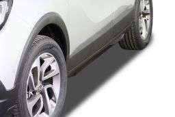 Side skirts Slim Opel Crossland X 2017-present ABS - painted (OPE1CRTS) (1)