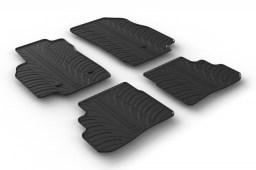 Opel Karl 2015-present 5-door hatchback car mats set anti-slip Rubbasol rubber (OPE1KAFR)