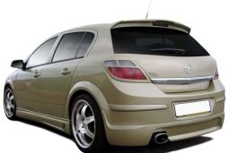Roof spoiler Opel Astra H 2004-2010 5-door hatchback PU - painted (OPE24ASSU) (1)
