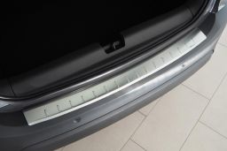 Rear bumper protector Opel Crossland X 2017-present stainless steel (OPE4CRBA) (1)