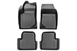 Car mats suitable for Peugeot 208 II 2019-> 3 & 5-door hatchback Carbox Floor Highline PE rubber (PEU128CF-CSH) (1)