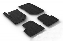 Car mats Peugeot 208 II 2019-present 5-door hatchback set anti-slip Rubbasol rubber (PEU228FR) (1)