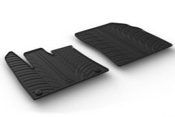Peugeot Partner III (K9) 2018-present car mat set anti-slip Rubbasol rubber (PEU6PAFR) (1)