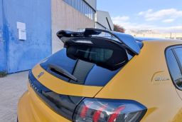 Roof spoiler Peugeot 208 II 2019-present 5-door hatchback PU - painted (PEU728SU) (1)