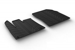 Car mats Peugeot Partner III (K9) 2018-present set anti-slip Rubbasol rubber (PEU8PAFR) (1)