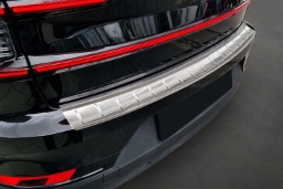 Rear bumper protector suitable for Polestar Polestar 2 2020-> 5-door hatchback stainless steel brushed (POL1P2BP) (1)