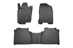 Renault Alaskan 2017-present Cool Liner car mat set PE/TPE rubber (REN1ALFM) (1)