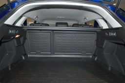 Rear seat backrest protector suitable for Renault Mégane IV Estate - Grandtour 2016-> wagon Carbox Form 2Flex PE rubber (REN2MECTF2F) (1)