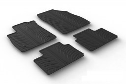 Renault Talisman Estate - Grandtour 2016-present wagon car mats set anti-slip Rubbasol rubber (REN2TAFR)