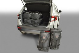 Skoda Karoq 2017-present (high boot floor) travel bags (1)