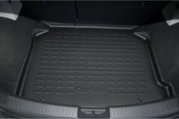 Boot mat suitable for Seat Leon (5F) 2012-2020 3 & 5-door hatchback Carbox Form PE rubber - black (SEA3LECT-0) (1)