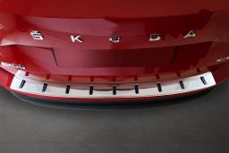 Rear bumper protector Skoda Karoq (NU) 2022-present stainless steel brushed - Strong (2)