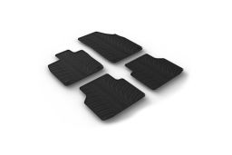 Car mats Skoda Enyaq iV 2020-present set anti-slip Rubbasol rubber (SKO1ENFR) (1)