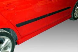 Side skirts Skoda Fabia II (5J) 2007-2014 5-door hatchback ABS - painted (SKO1FAMS) (1)