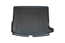 Boot mat suitable for Skoda Scala (NW1) 2019-> 5-door hatchback Carbox Form PE rubber - black (SKO1SCCT-0) (1)