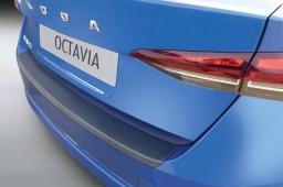 Rear bumper protector Skoda Octavia IV (NX) 2020-> 5-door hatchback ABS - brushed alloy (SKO43OCBP) (1)