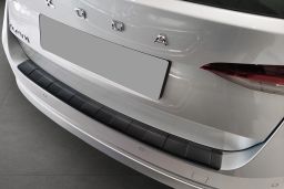 Rear bumper protector Skoda Octavia IV Combi (NX) 2020-> wagon stainless steel anthracite matt (SKO56OCBP) (1)