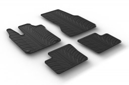 Smart Forfour (W453) 2014-present 5-door hatchback car mats set anti-slip Rubbasol rubber (SMA1FFFR)