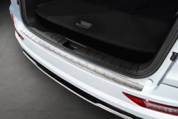 Rear bumper protector SsangYong Rexton (Y400, G4) 2021->   stainless steel (SSY3REBP) (1)