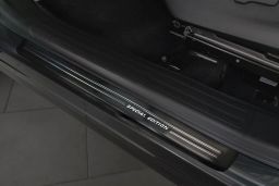 Door sill plates Subaru Forester V (SK) 2019->   stainless steel anthracite 2 pieces (SUB1FOEG) (1)