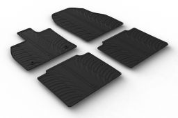 Car mats Subaru Solterra 2022->   Rubbasol rubber (SUB1SOFR) (1)