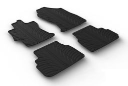 Car mats Subaru XV II 2017-present set anti-slip Rubbasol rubber (SUB1XVFR) (1)