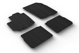 Car mats Suzuki S-Cross III 2021-present 5-door hatchback set anti-slip Rubbasol rubber (SUZ3SXFR) (1)