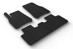 Car mats Tesla Model Y 2020-present set anti-slip Rubbasol rubber (TES1MYFR) (1)