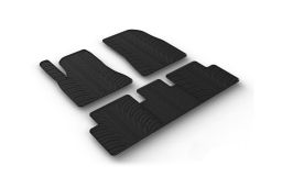 Car mats Tesla Model 3 2020-present 4-door saloon set anti-slip Rubbasol rubber (TES2M3FR) (1)